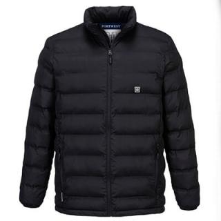 S547 - Ultrasonic fűthető kabát Fekete